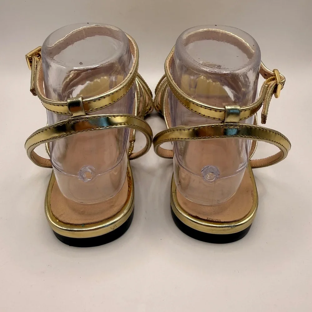 J. Crew Factory strappy metallic